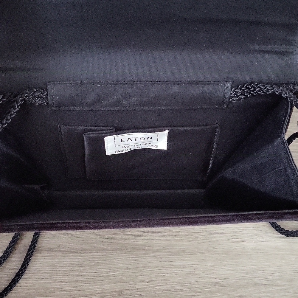 Eaton Black Velvet Vintage Bag - Picture 4 of 11